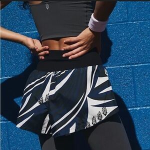 New Free People Movement Carpe Diem Buti Logo Print Shorts
